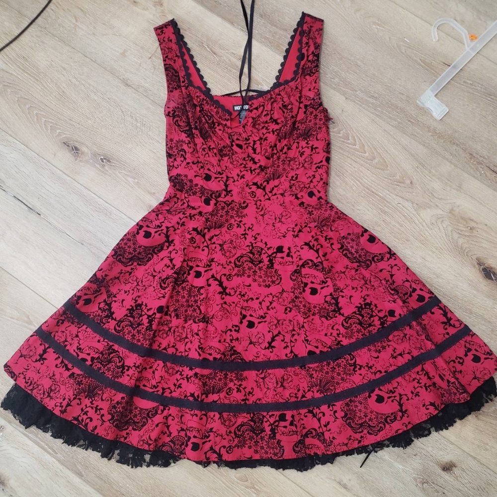 Hot Topic **Red Skull Dress**Size SM**